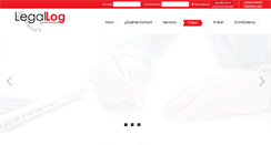 Desktop Screenshot of legallog.net
